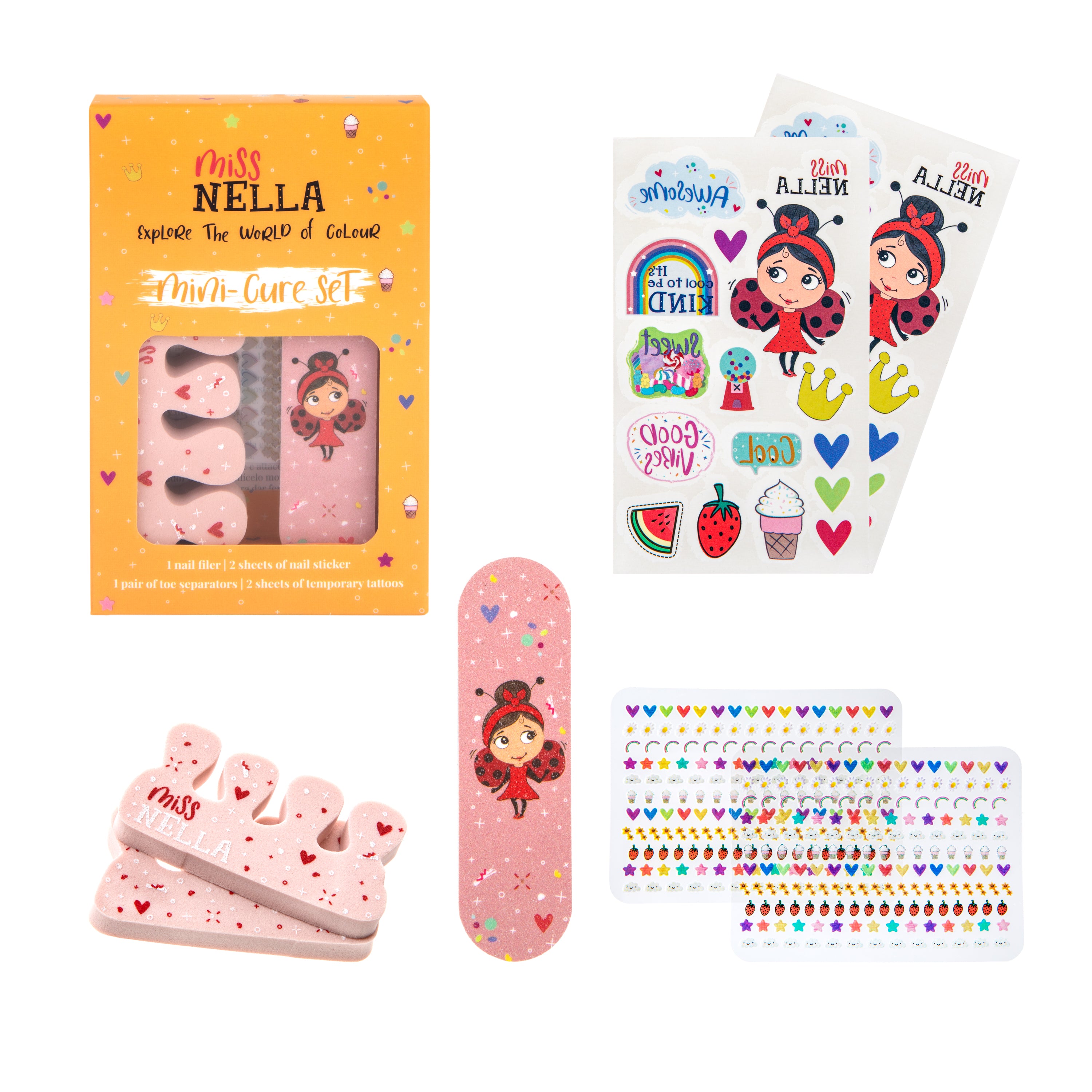 Miss Nella Nail Fun: Complete Beginner's Kit for Kids