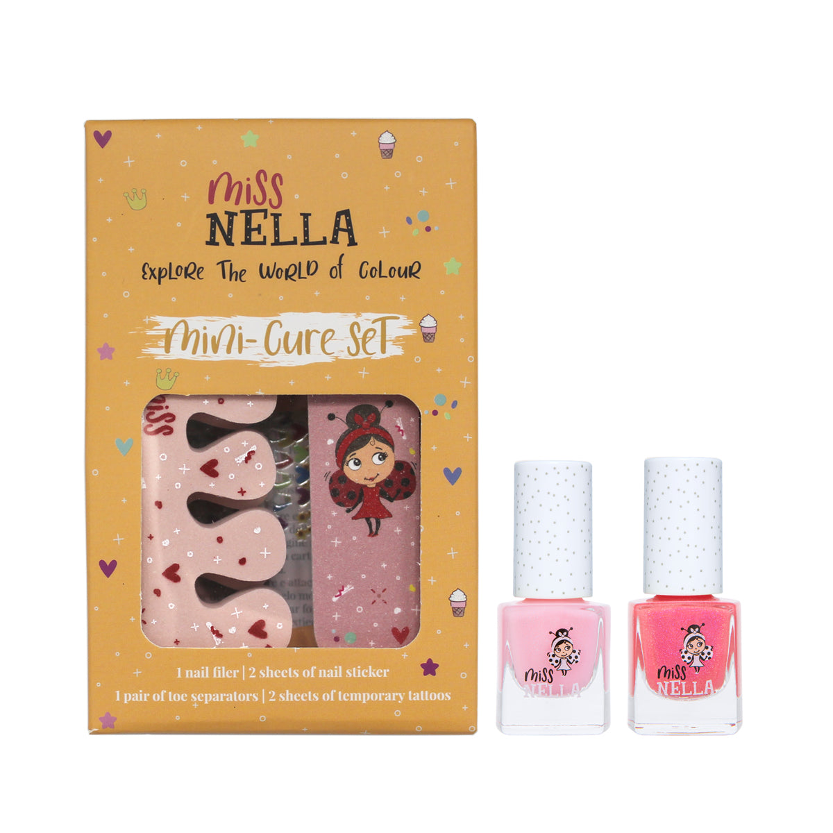 Princess Squad ManiCute Kids' Polish and Accessories Set