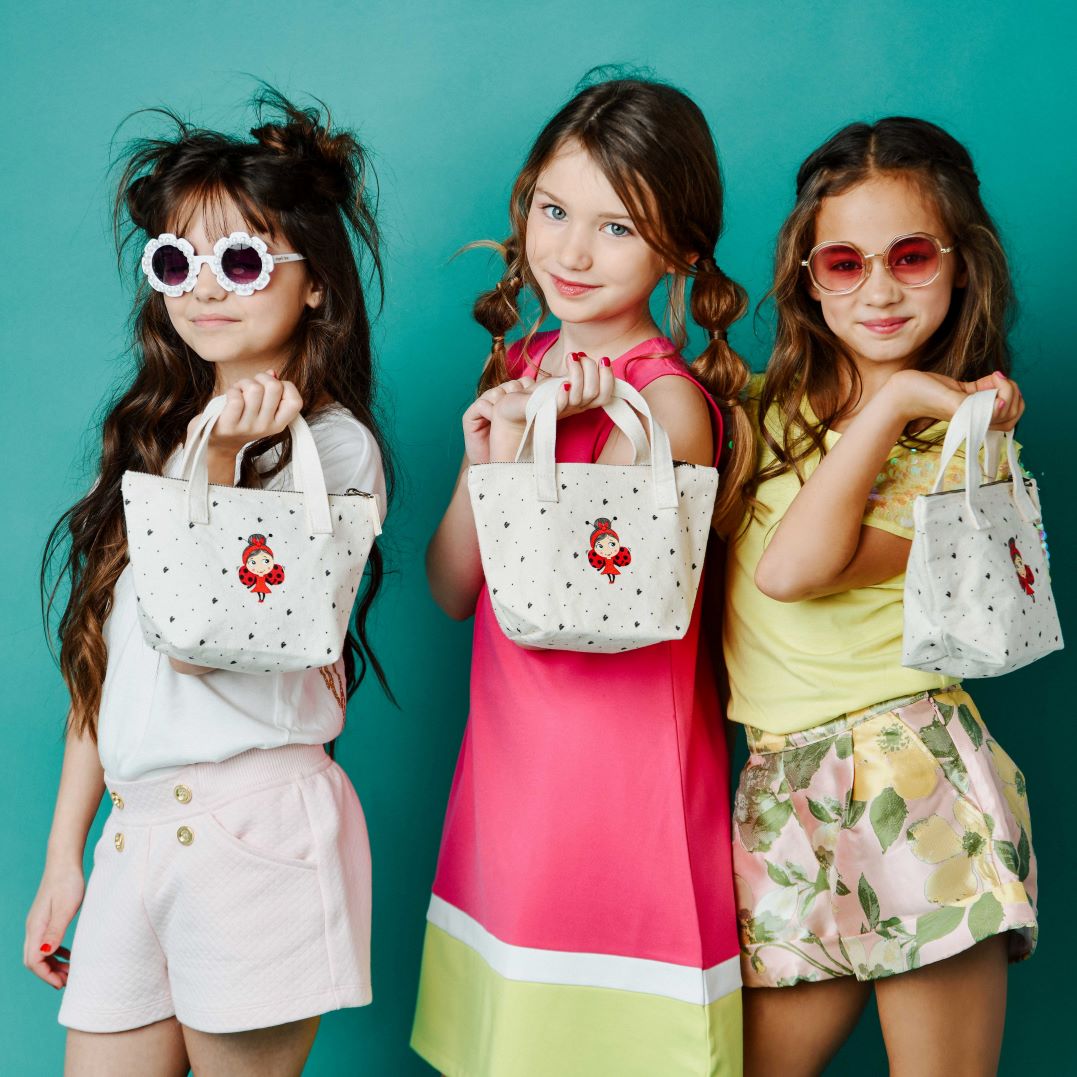 Miss Nella Canvas Kids Makeup Sets Bag 100% Cotton