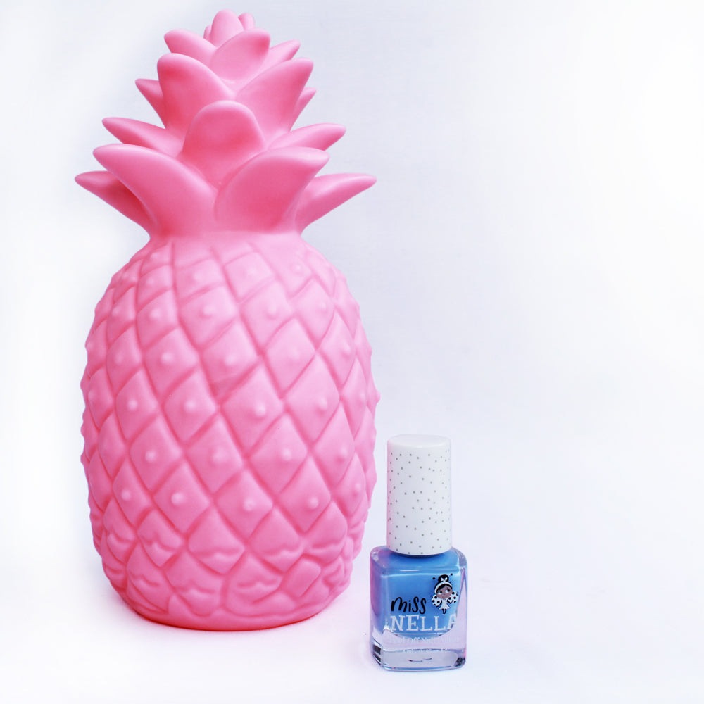 Blue Bell 4ml: Pastel Blue Sparkle Kids' Nail Polish