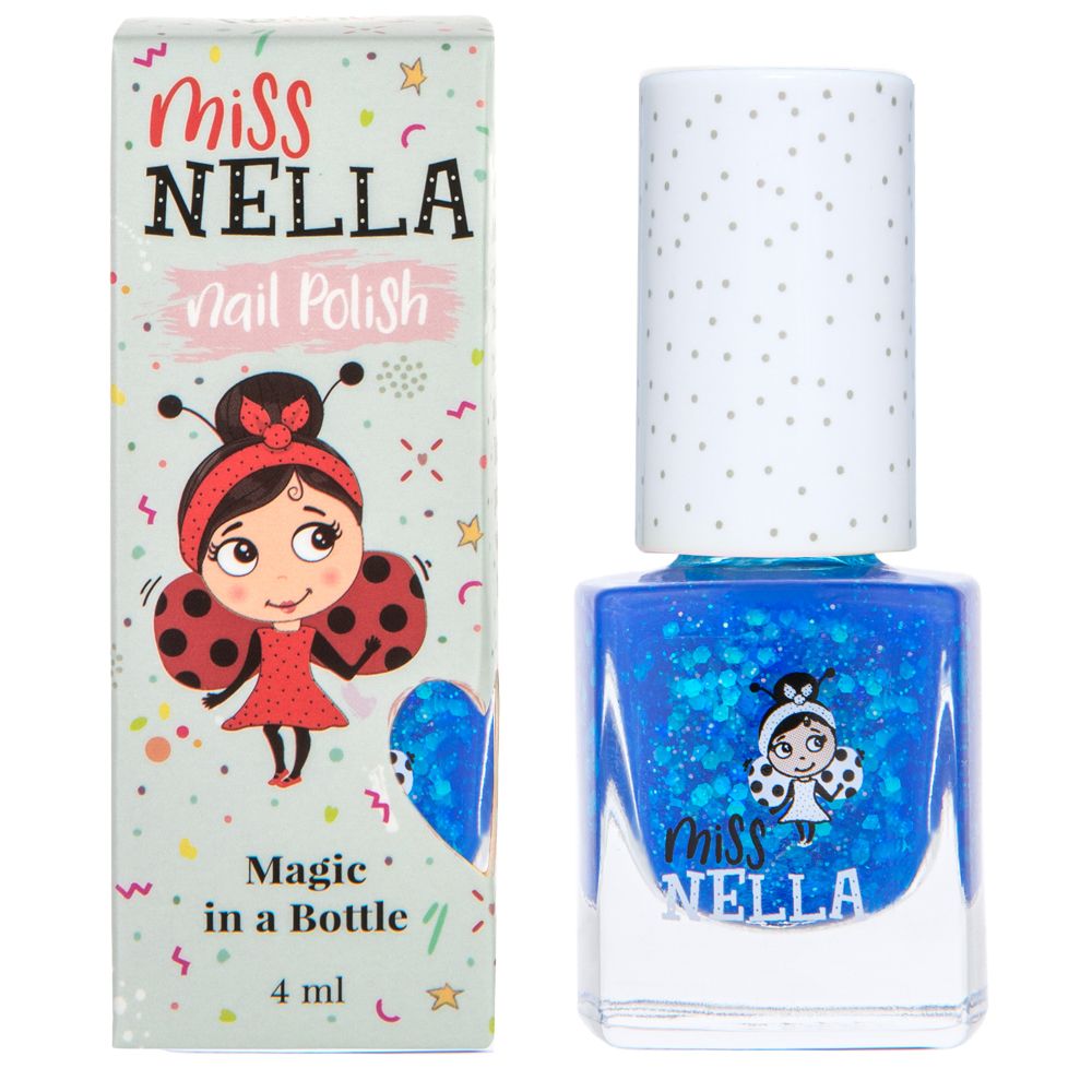 Cool Kid 4ml: Electrifying Blue Children's Nail Polish