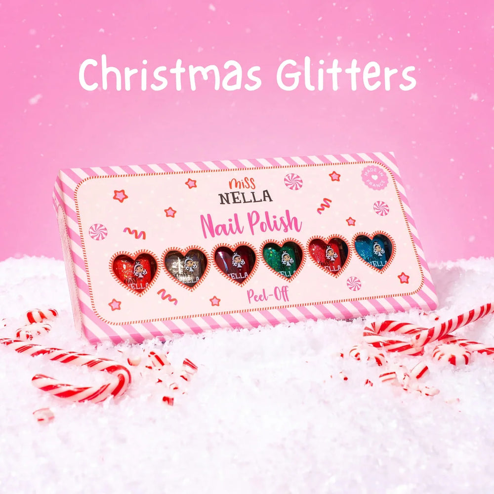 Christmas Glitters 6 Pack Nail Polish Set