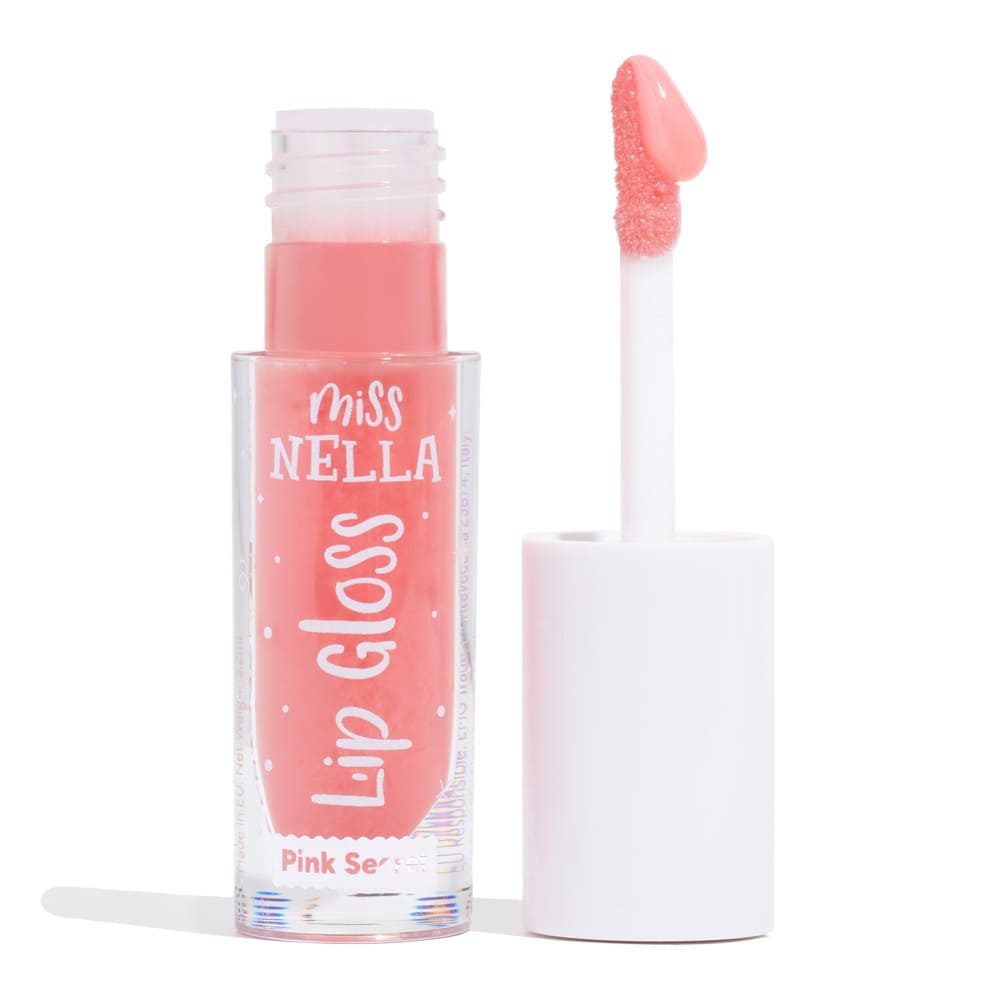 Pink Secret Lip Gloss: Natural Kids Shine - Miss Nella