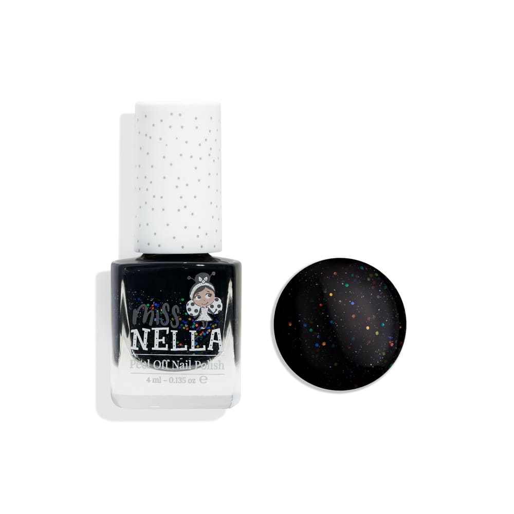 Surprise Party: Black Glitter Peel Off Nail Polish