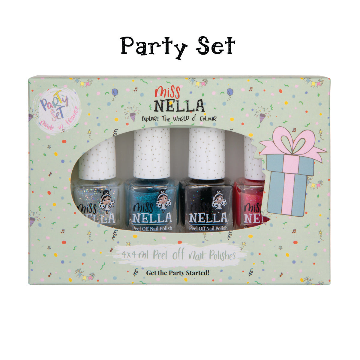 Choose Your Style: Versatile 4-pack Kids' Nail Polish Set