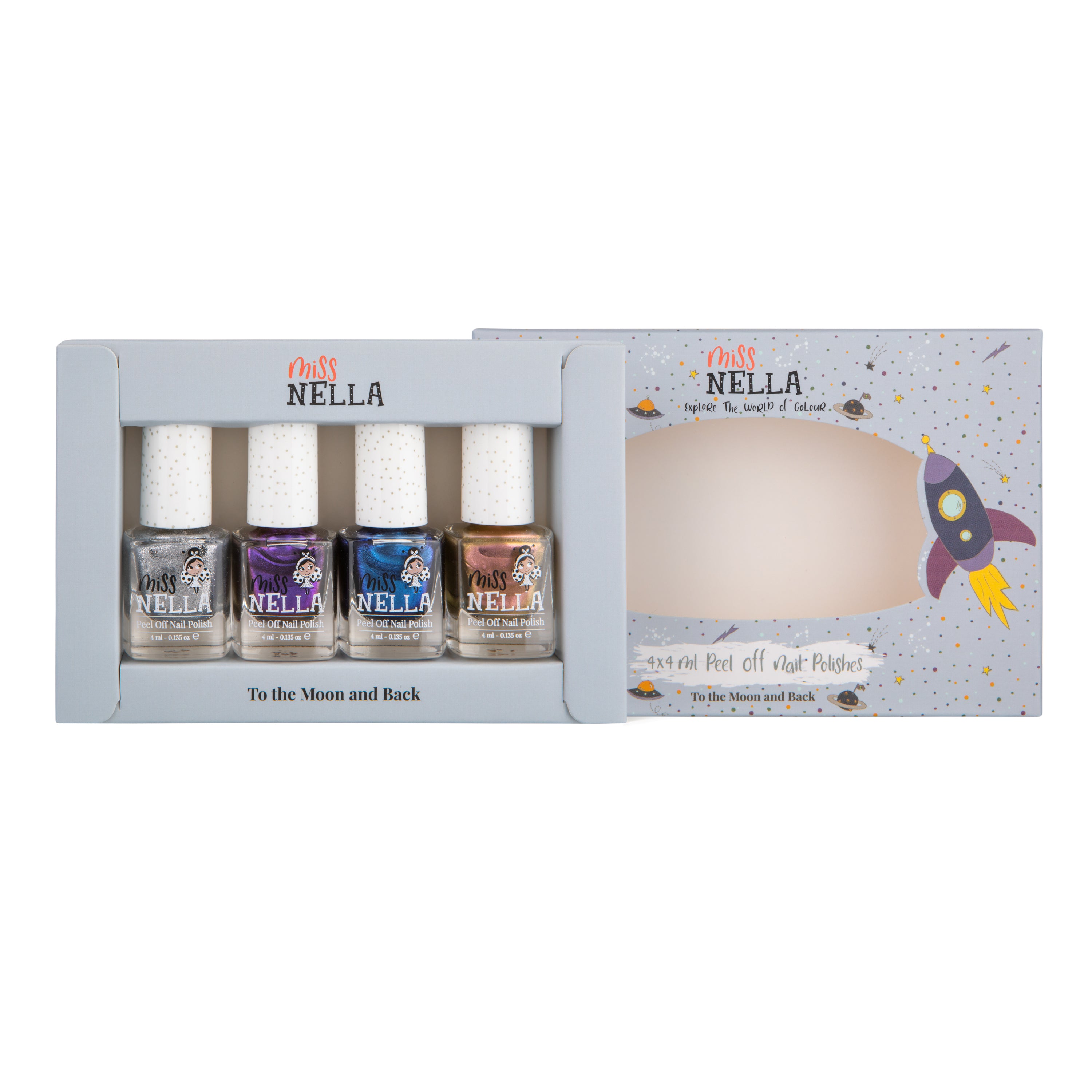 Choose Your Style: Versatile 4-pack Kids' Nail Polish Set