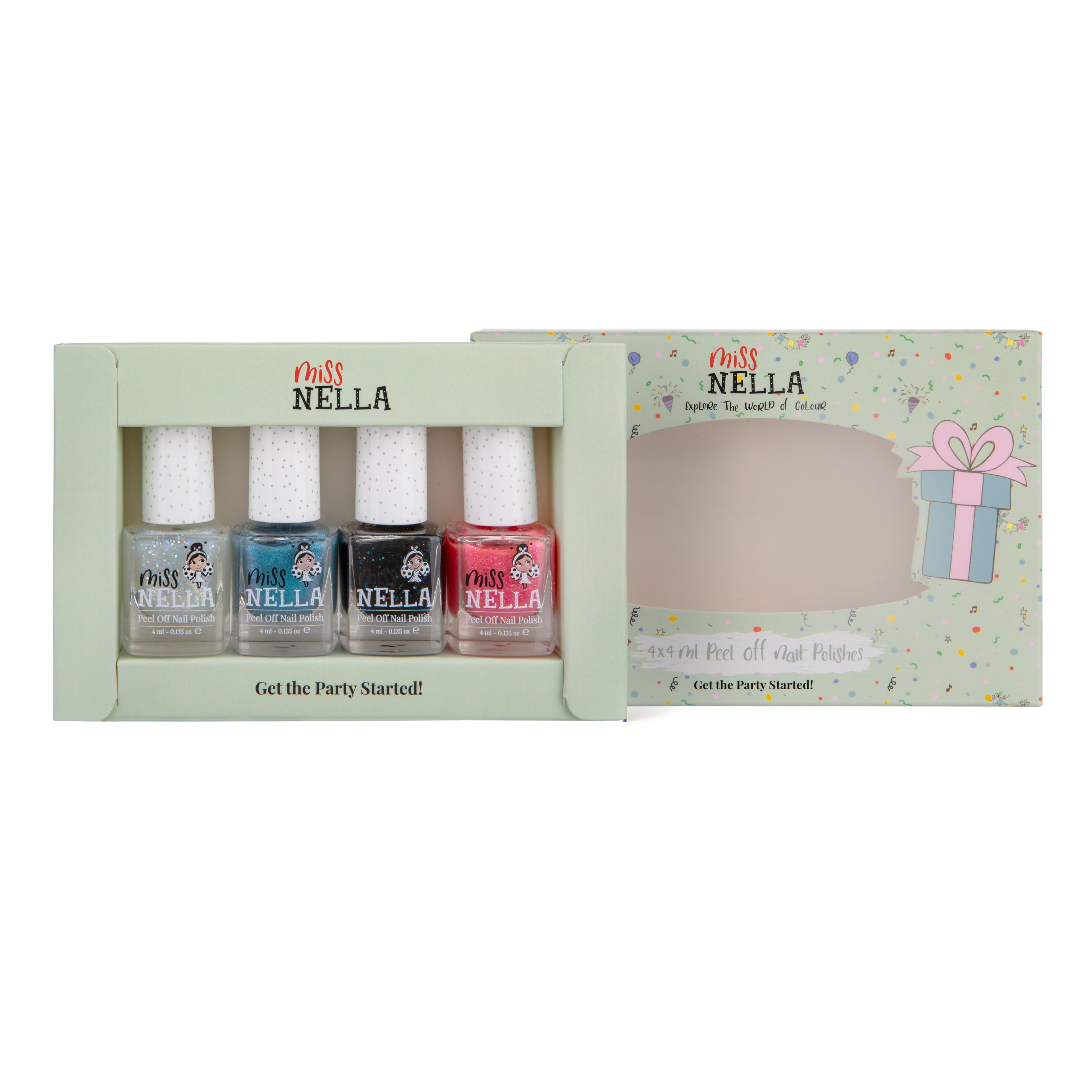 Choose Your Style: Versatile 4-pack Kids' Nail Polish Set