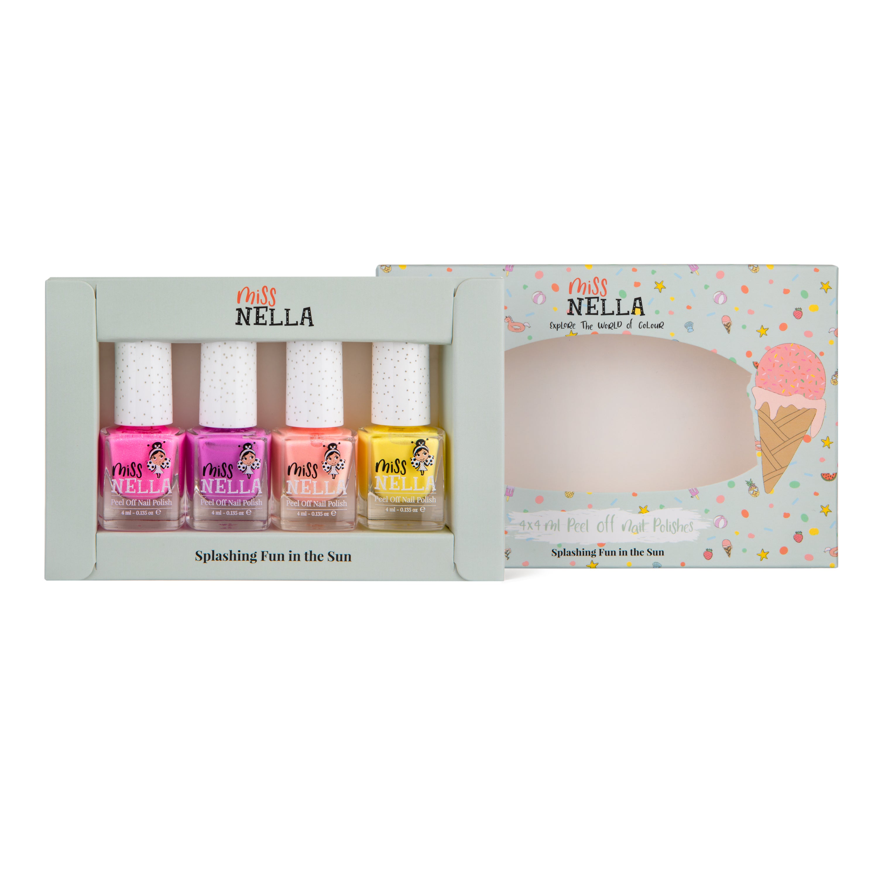 Choose Your Style: Versatile 4-pack Kids' Nail Polish Set