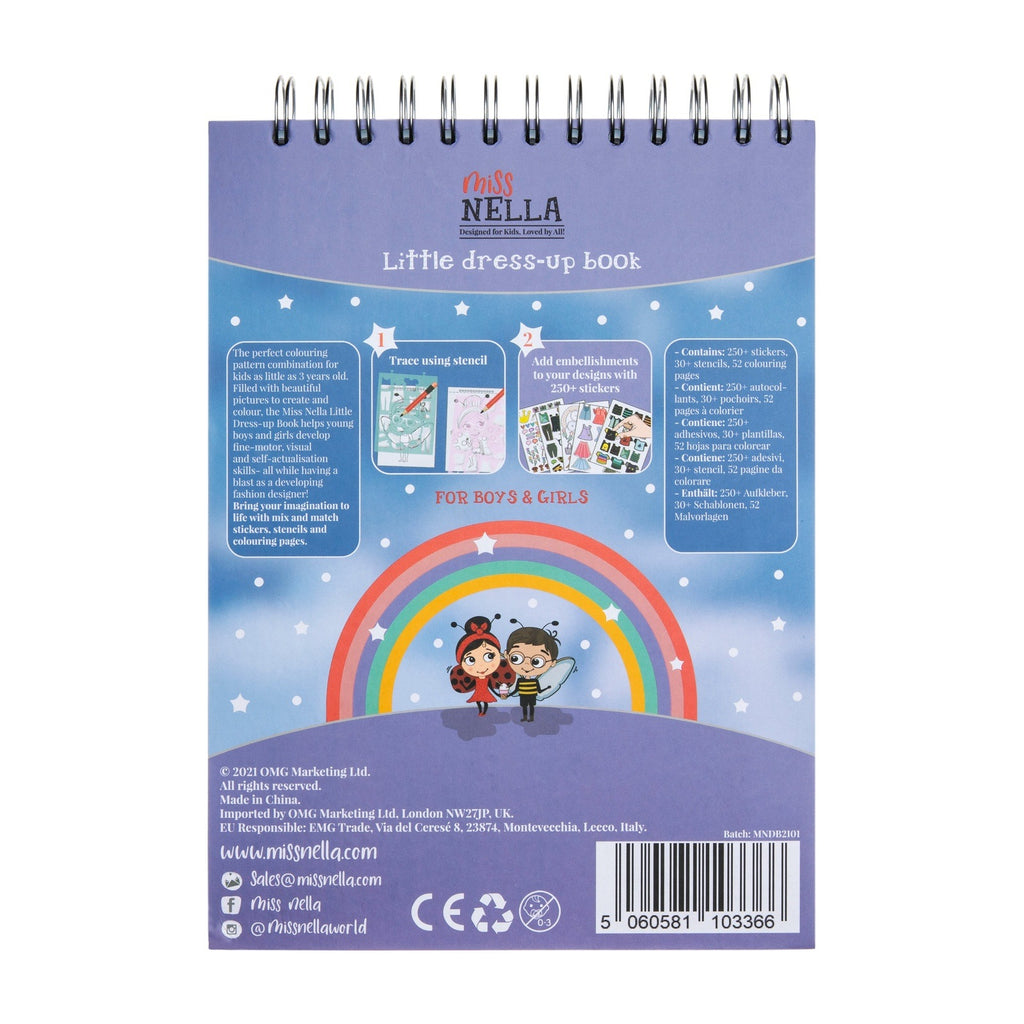 miss nella's little dress up book