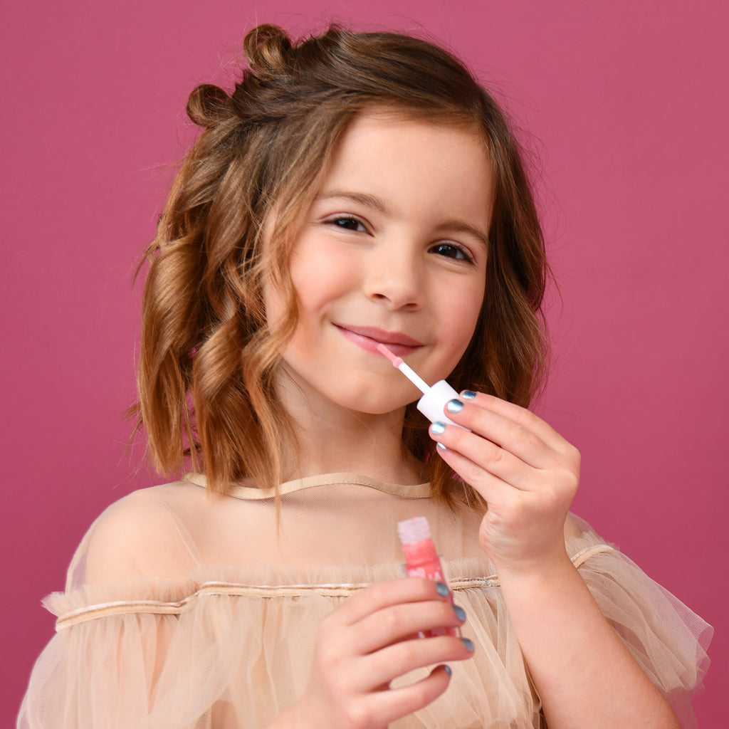 kids pink lip gloss perfect for party