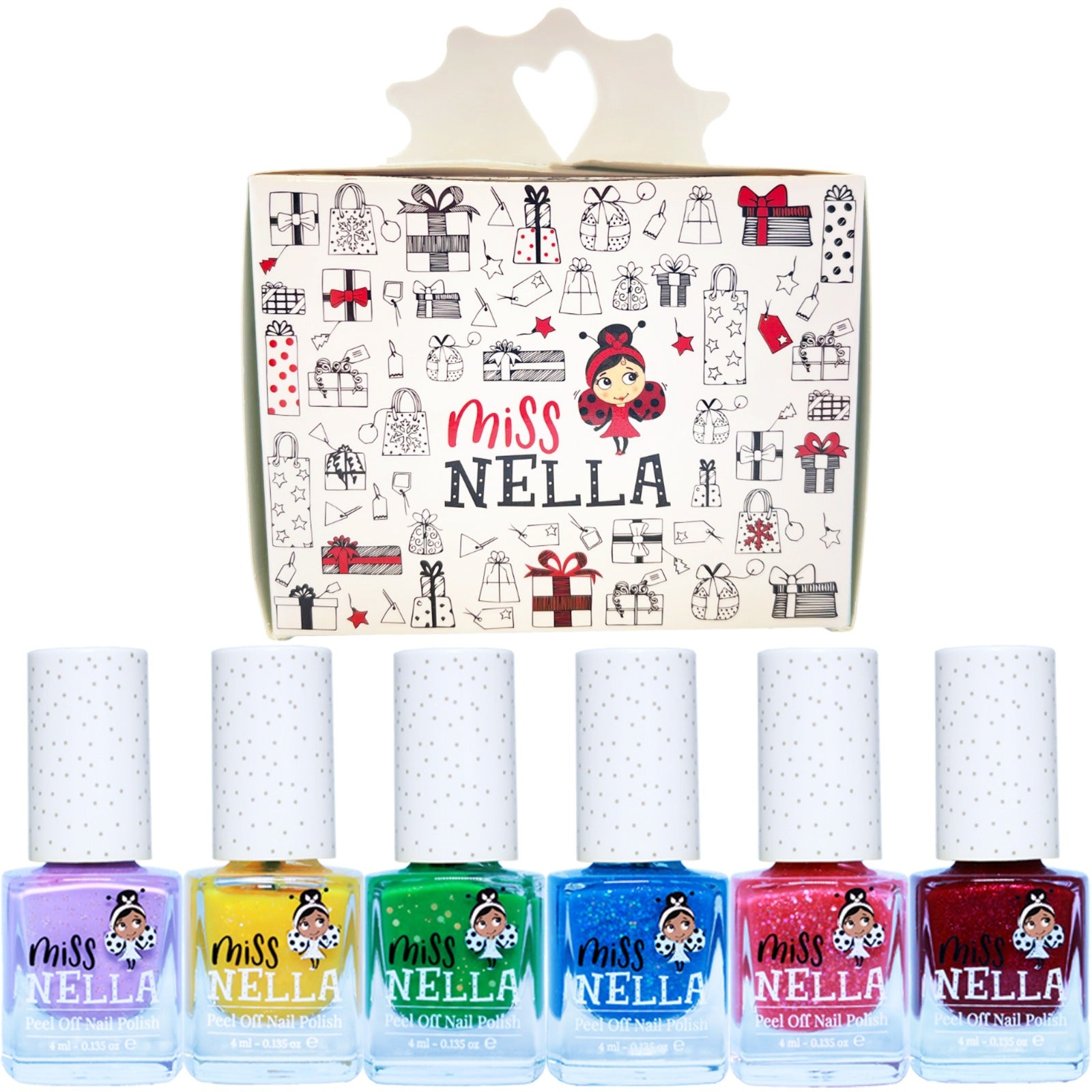 6-piece Kids Peel-off Alcohol-free Nail Polish Bundle